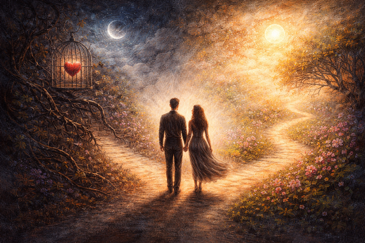 Love vs Attachment — Two Diverging Paths