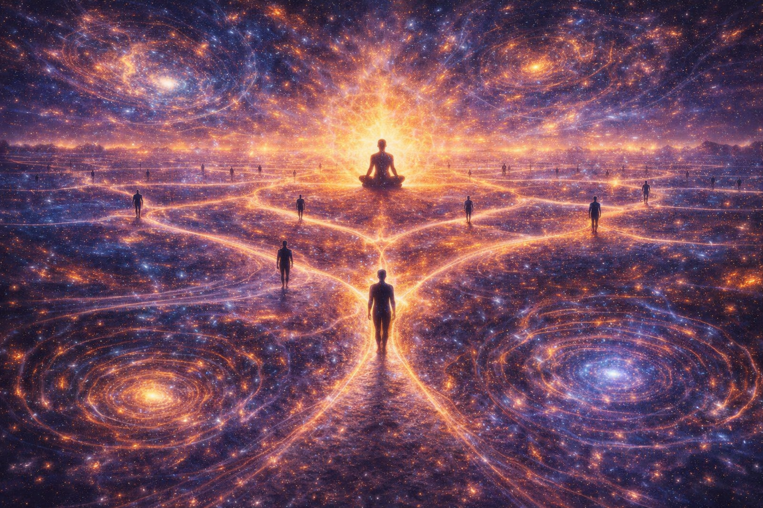 Advaita Vedanta and the Many Worlds Interpretation — One Without a Second, Infinitely Expressed